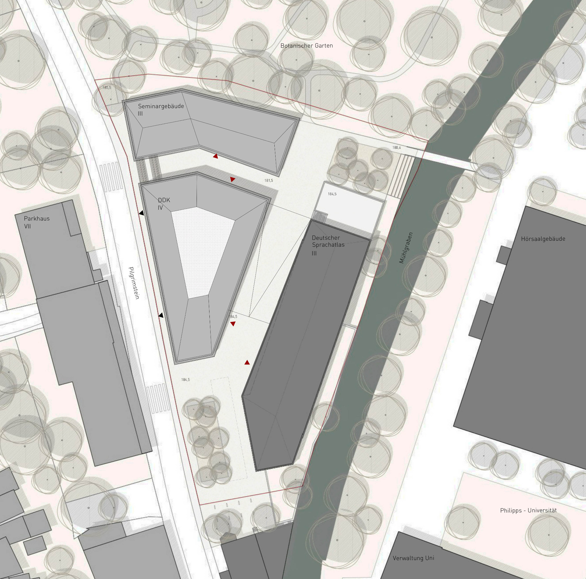Lageplan / Campus und Mühlgraben