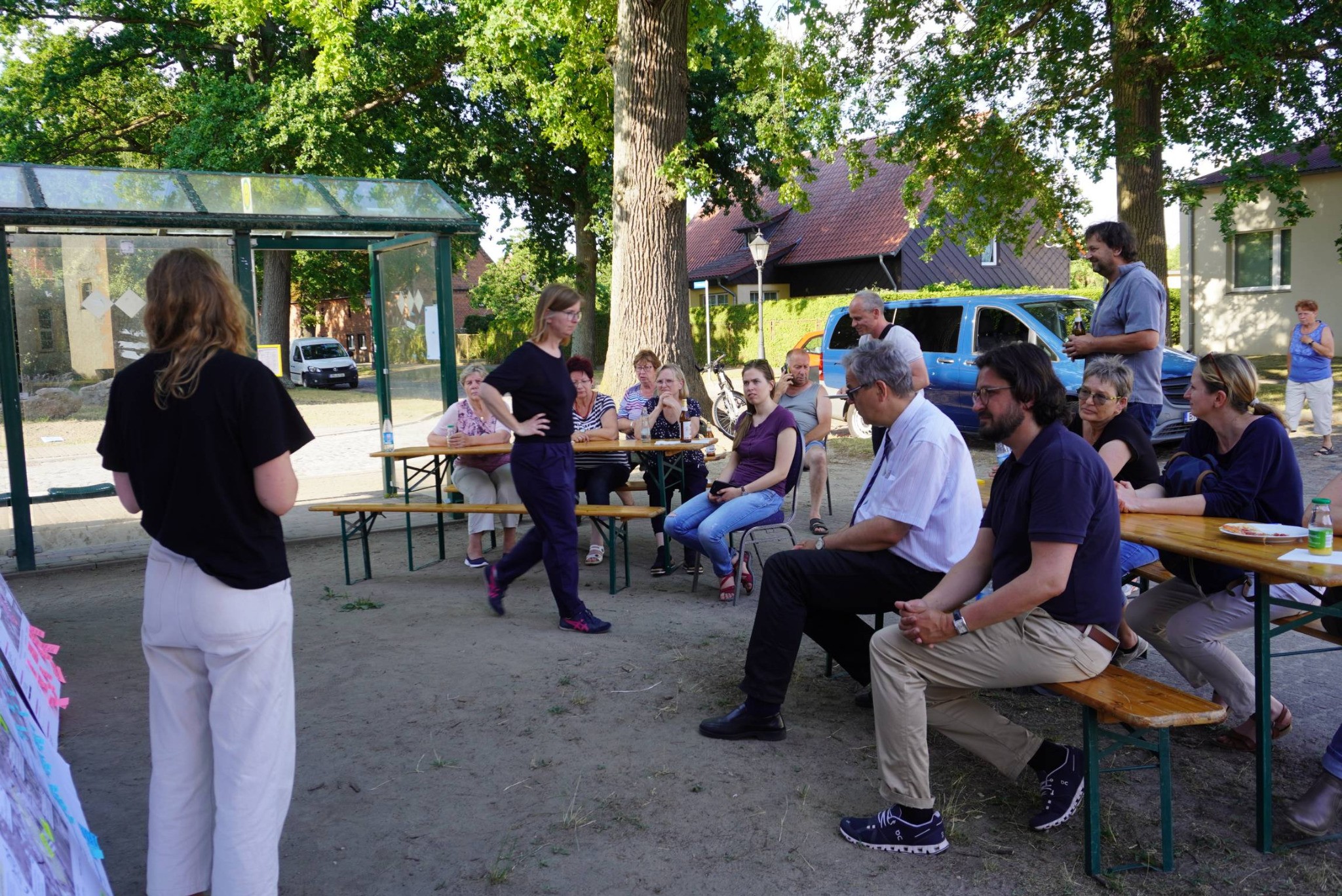 Gemeinsame Diskussion der Nutzungsmöglichkeiten