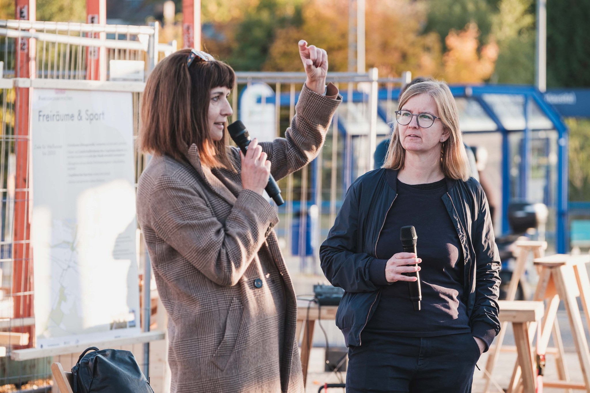 Austausch über die Zukunft der Stadt · Foto: © Tine Jurtz